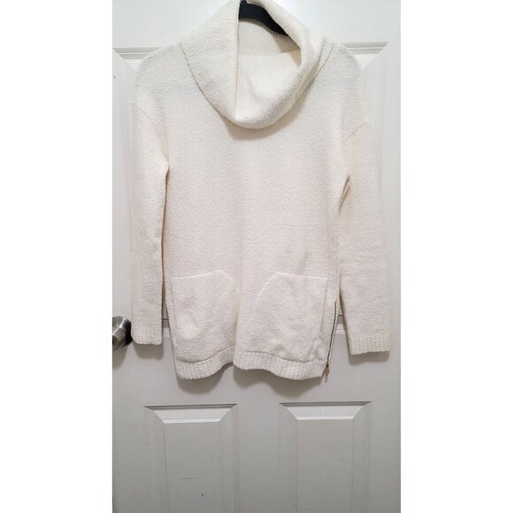 Talbots Cozy Womens Cowl Neck Sweater With Side Zip & Pockets Size sp - Picture 1 of 13